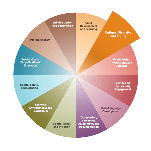 California Early Childhood Educator Competencies Wheel